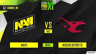 mousesports vs NaVi Map 1 Nuke BO3 ESL PRO LEAGUE SEASON 11 [upl. by Vilberg699]