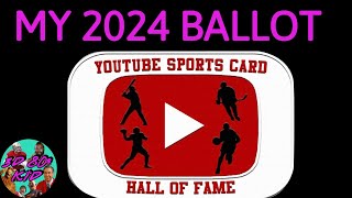 2024 Hall Of Fame Ballot YSCHOF24 [upl. by Ledba686]