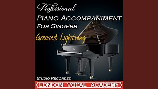 Greased Lightning Grease Piano Accompaniment Professional Karaoke Backing Track [upl. by Wong724]