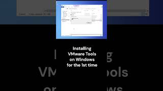 How to Install VMware Tools on Windows for the First Time  Walkthrough shorts [upl. by Norrabal]