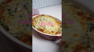 EASY SPINACH ARTICHOKE DIP RECIPE foodie gamedayfood appetizer [upl. by Janyte]