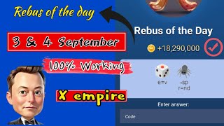 4 September rebus of the day Musk empire  x empire rebus of the day  khpalwakurmar [upl. by Encrata]