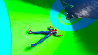 GTA 5 Epic Ragdolls Spiderman Water Jumps With GTA PLUMBER LIVE Funny Moments [upl. by Eelarol]