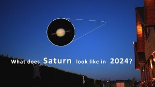 Zooming in on Saturn in 2024 Nikon P1000 SUPERZOOM camera Saturn visible before sunrise [upl. by Uttica]