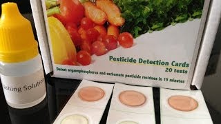 Pesticide Detection Test Cards [upl. by Sivrat]