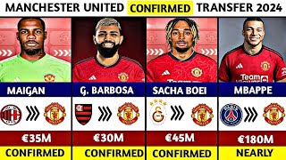 🚨ALL MANCHESTER UNITED AGREED JANUARY TRANSFER NEWS 2024 [upl. by Auhoj]