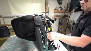 Repairing another Mercedes drivers seat [upl. by Airenahs]