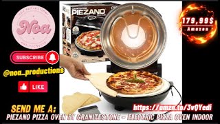 Piezano Pizza Oven by Granitestone – Electric Pizza Oven Indoor Portable 12 Inch Indoor Pizza Oven [upl. by Reyaht]