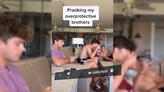 HICKEY PRANK on OVERPROTECTIVE BROTHERS😨  Asia Nicole [upl. by Karlow]