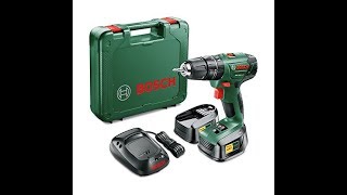 Product Review  Bosch PSB 1800 LI2 Cordless Combi Drill with Two 18V Batteries [upl. by Aisya463]