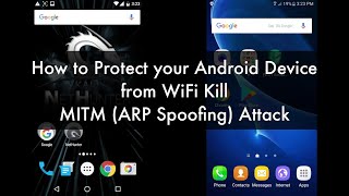 How to Protect your Android Device from WiFi Kill ARP Spoof Attack Free Apps Tested with Results [upl. by Anastasie]