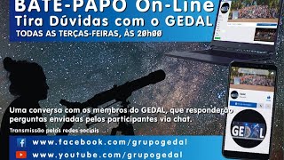 Bate Papo Astronômico do GEDAL [upl. by Rus]