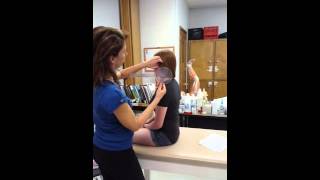 Goniometry Cervical flexion amp extension Dr Bryan  Physical Therapist [upl. by Loram]