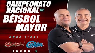 Colón vs Chiriquí Juego 5 de la Serie Final del Béisbol Mayor 2024 [upl. by Inkster]