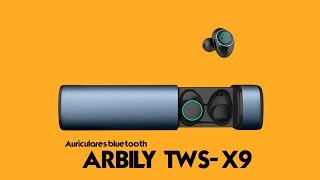 ARBILY TWSX9 review en español  AURICULARES BLUETOOTH [upl. by Attirehs242]