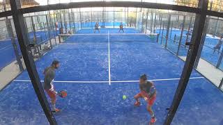 Plantier  Santos vs Haziza  Moreau Championnats DEurope de Padel 2017  Tennis Club Estoril [upl. by Ahtram]