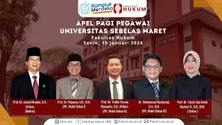 Apel Pagi Pegawai Universitas Sebelas Maret [upl. by Tim144]