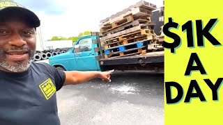 How to Resell Used Pallets for Profit 1000 a DAY Flipping Pallets w Simplest Biz Course Student [upl. by Perl]