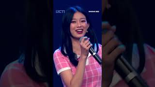 Desy Genoveva sampe Bersyukur bisa Jawab Tebak Liriknya  The Singing Bee Indonesia shorts [upl. by Liuka558]