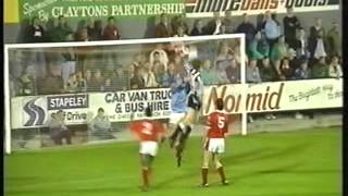 Crewe v Newcastle 24th September 1991 League Cup 2nd Rnd 1st Leg [upl. by Nykal592]