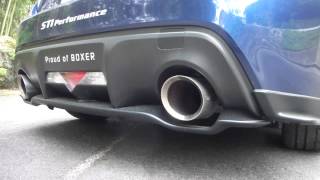 BRZSTIスポーツマフラー  HKSマニキャタGT SPEC exhaust sound [upl. by Tirrag]