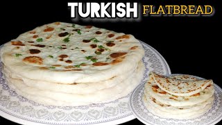 Delicious NoOven Turkish Flatbread Bazlama Recipequot [upl. by Fern]