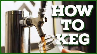 HOW TO KEG YOUR HOME BREW ft NewAir Single Tap Kegerator [upl. by Stewardson172]