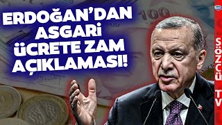 Erdoğandan Asgari Ücrete Zam Mesajı 2024 Yeni Asgari Ücret Ne Kadar Olacak [upl. by Eilojne]