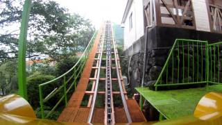 Jet Coaster POV Front Seat Roller Coaster Wonder Rakutenchi Japan HD 1080 [upl. by Aneehc]