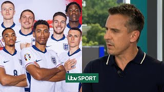 What is Englands best Midfield Ft Gary Neville Roy Keane amp Ian Wright  ITV Sport [upl. by Spatola]