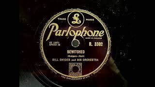 1950 BILL SNYDER  Bewitched PARLOPHONE 10quot R3302 [upl. by Anuaik]