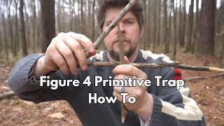 Master the Figure 4 Primitive Trap Ultimate Survival Technique  Figure 4 Deadfall [upl. by Salazar]