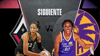 WNBA 20s ERA 2024 Aces vs Sparks 2K [upl. by Nanny914]