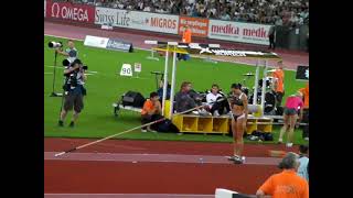 W Pole Vault – Yelena Isinbayeva Russia – 506m  Zurich Switzerland  2009  World Record [upl. by Riatsila]