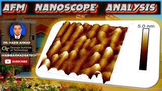 AFM NanoScope Analysis Software  2D3D Mapping  Surface Characterization Techniques 🔬✨📊 [upl. by Eidualc321]