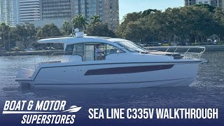 Sea Line C335V Walkthrough  Boat amp Motor Superstores [upl. by Auqenahs]