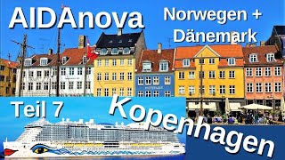 AIDAnova Kreuzfahrt SüdNorwegen  Dänemark  Teil 7  Kopenhagen [upl. by Asirem]