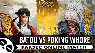 POKE POKE POKE AND POKE SOME MORE  Samurai Shodown  RIZANDA HIBIKI VS MUGSY YASHAMARU [upl. by Eussoj]