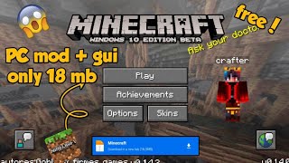 Craftsman new version 😵  only 18 mb  pc gui  100 work  java version 🖤 [upl. by Tillion]