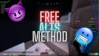 How to get Migrated Unbanned Alts for free New Method Not Patched [upl. by Allyson]