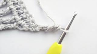 Chainless Starting Treble Crochet Tutorial  Raffamusa Designs [upl. by Nwahc]