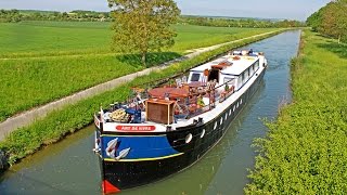 A Luxury Hotel Barge Cruise on LArt de Vivre in Burgundy [upl. by Gnap]