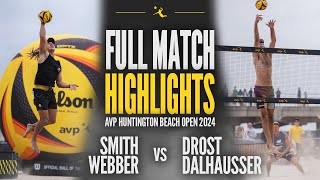 Top Plays  DalhausserDrost vs SmithWebber AVP Huntington Beach Open 2024 [upl. by Rehptsirhc185]