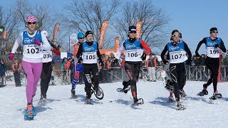 Nouveau record de participation au Pentathlon des neiges [upl. by Aliahs]