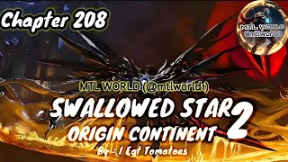 Swallowed Star 2  Origin Continent  Chapter 208 ENGLISH TRANSLATION Novel mtlworld1 [upl. by Nanji]