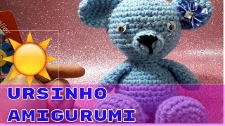 URSINHO AMIGURUMI  PARTE 1 CABEÇA E CORPO [upl. by Seravat]