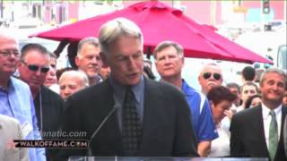 NCIS Mark Harmon Hollywood Walk Of Fame STAR Video [upl. by Christye]