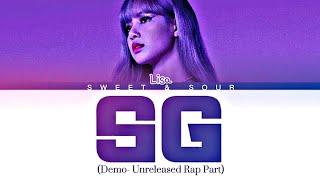 DEMO LISA  SG Unreleased Rap Part Color Coded Lyrics [upl. by Elleneg670]