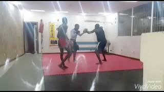 Angolan Top Team  Karate Kontakto  pad work Angola  Luanda [upl. by Wini]