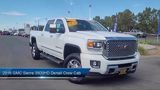 2016 GMC Sierra 3500HD Denali Crew Cab Yuba City Oroville Roseville Sacramento Chico [upl. by Htebazile]